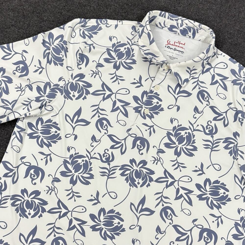 Reyn Spooner Alfred Shaheen Limited Issue Polo Mens Size Large Hawaiian